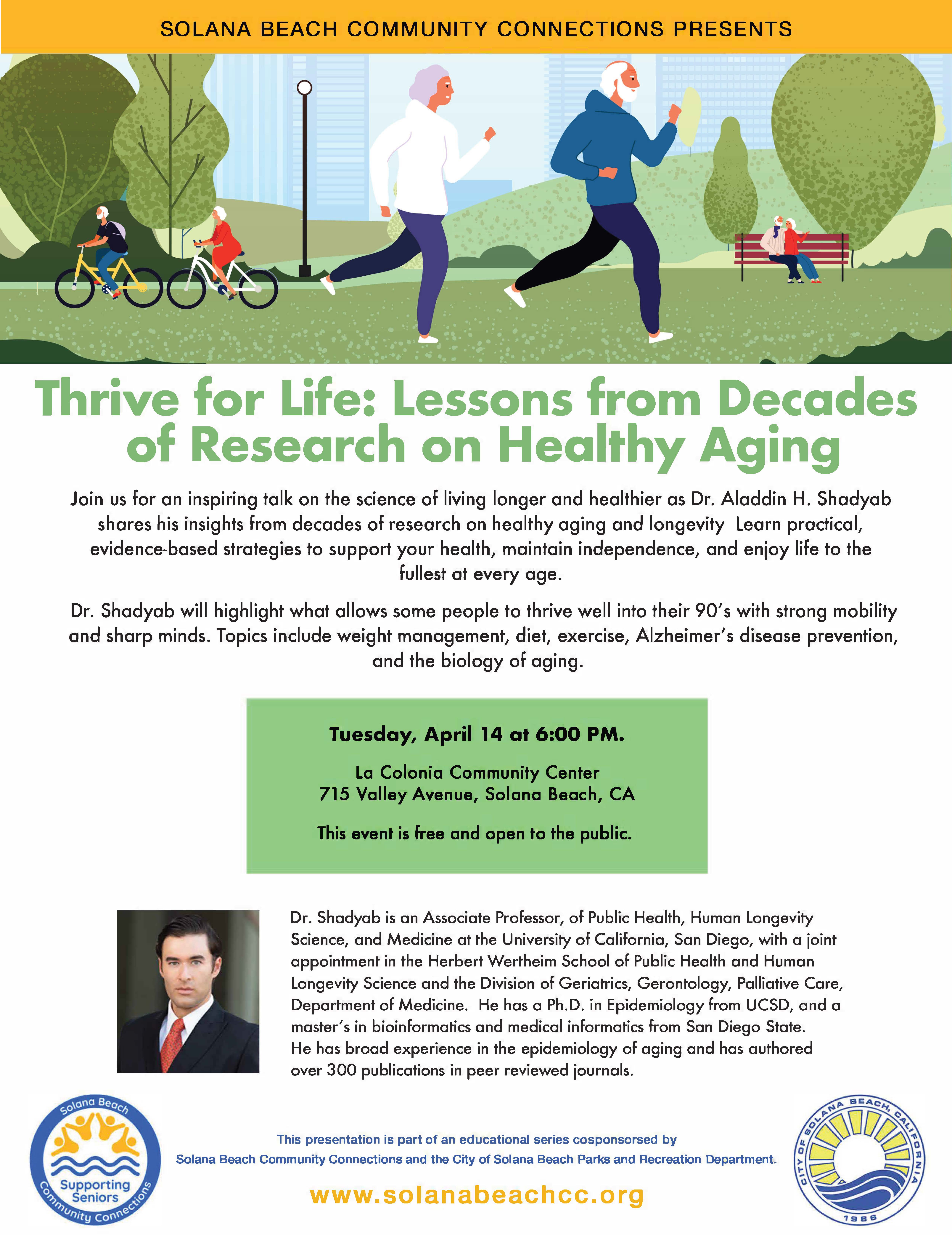 Thrive for life Flyer