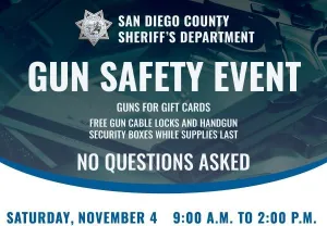 San Diego County Sheriff's Department ﻿Gun Safety Event | Solana Beach