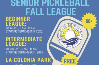 Senior Pickleball League Coming to La Colonia Park!