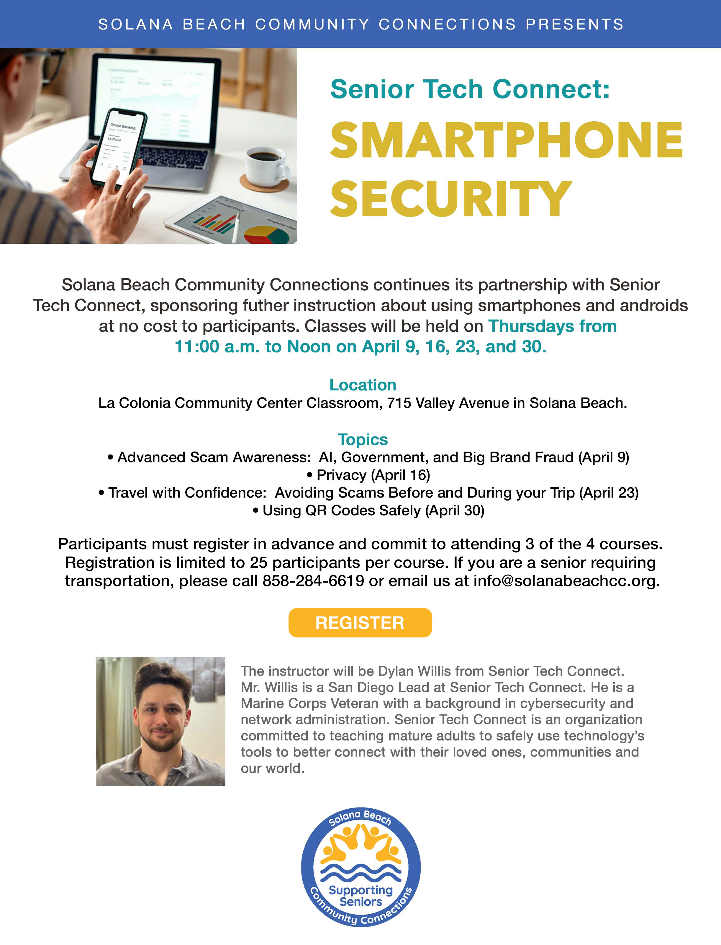 Smartphone Security Workshop flyer