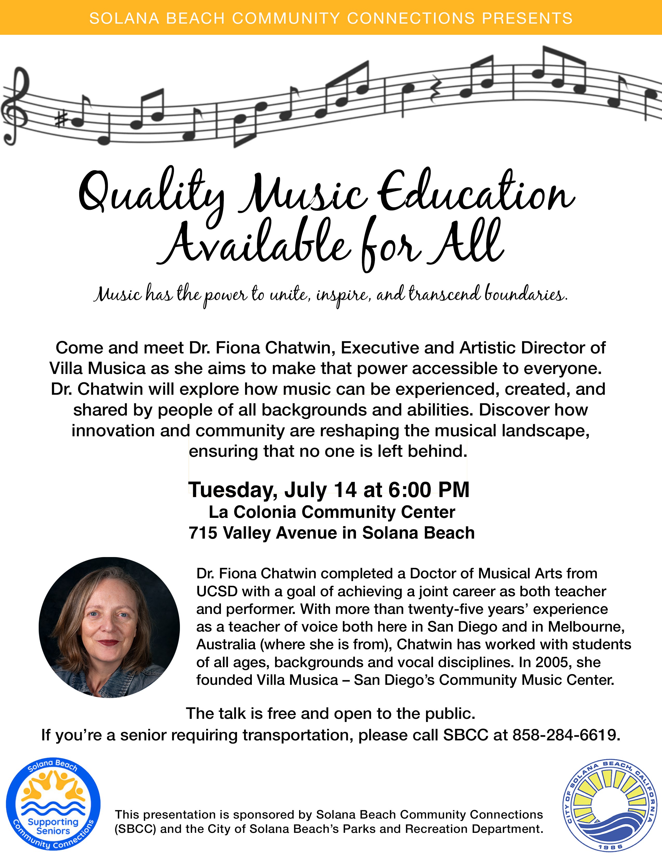 Music Education Flyer