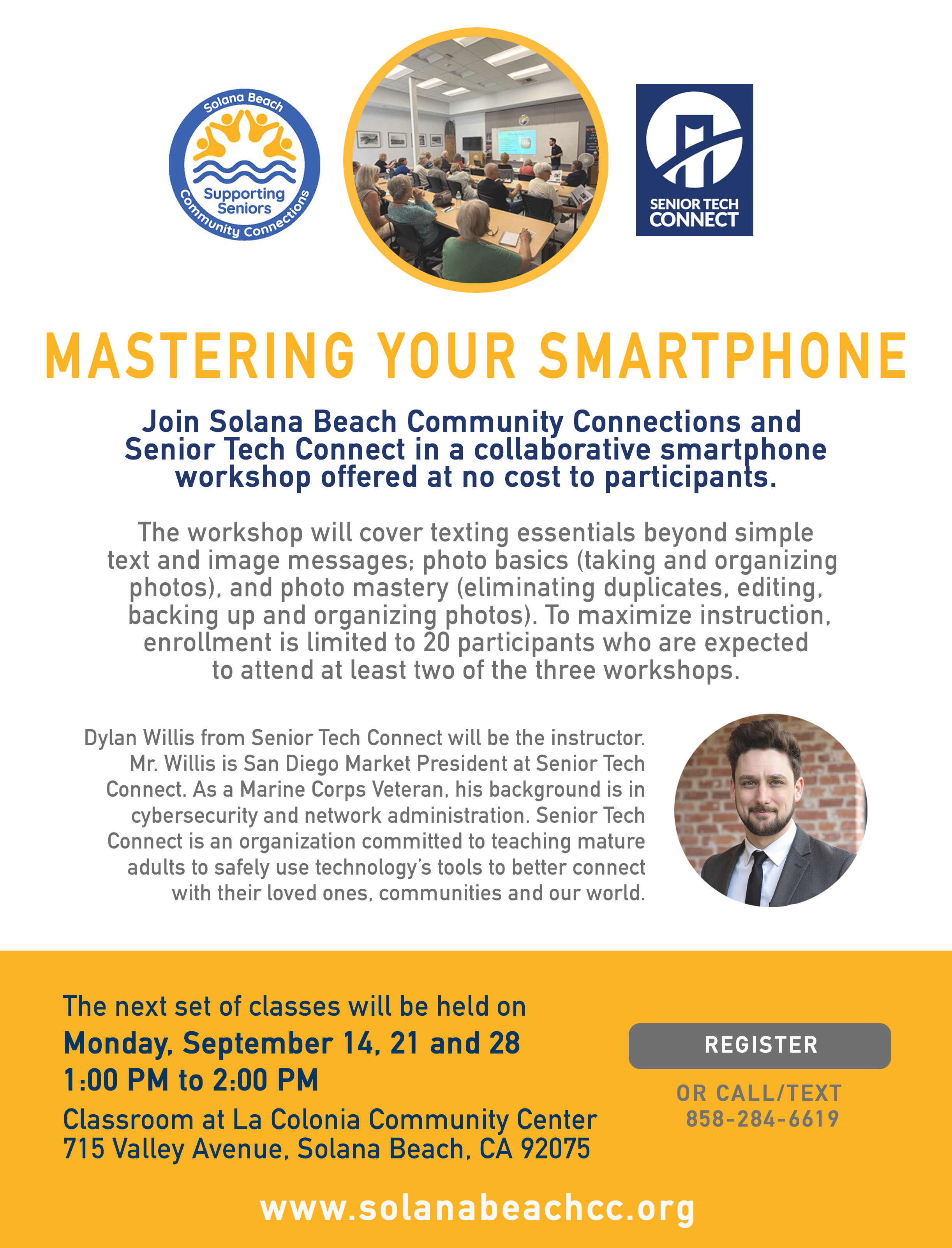 SBCC tech workshop flyer