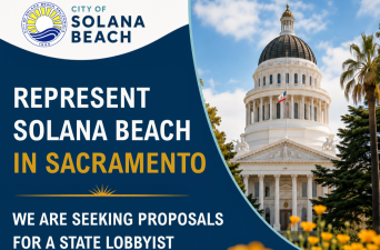 The City of Solana Beach is officially requesting qualifications and proposals for State Legislative Consultant Services.